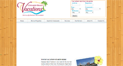 Desktop Screenshot of cinnamonbeachvacations.com